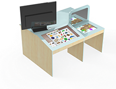 Логопедический стол интерактивный с песочным планшетом